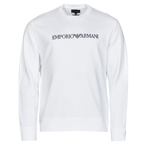 tekstylia Męskie Bluzy Emporio Armani 8N1MR6 Biały