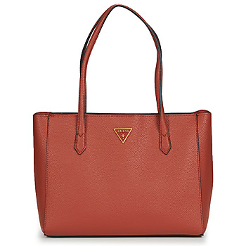 Torby Damskie Torby shopper Guess DOWNTOWN CHIC TURNLOCK TOTE Brązowy