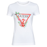 tekstylia Damskie T-shirty z krótkim rękawem Guess SS CN NORA TEE Biały
