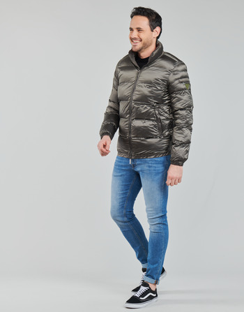 Guess PUFFA THERMO QUILTING JACKET Brązowy