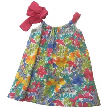 tekstylia Dziewczynka Sukienki Dbb' dBb' N070 VESTIDO Fuxia Różowy