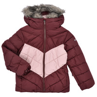 tekstylia Dziewczynka Kurtki pikowane Columbia ARCTIC BLAST SNOW JACKET Bordeaux / Różowy