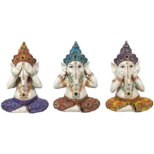 Dom Statuetki i figurki  Signes Grimalt Ganesha Rysunek 3 Jednostki Wielokolorowy