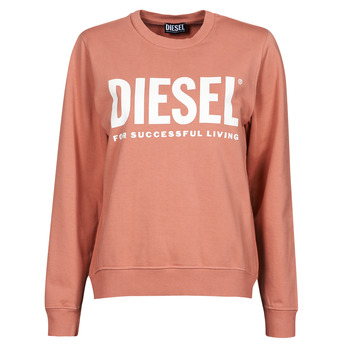 tekstylia Damskie Bluzy Diesel F-ANGS-ECOLOGO Różowy