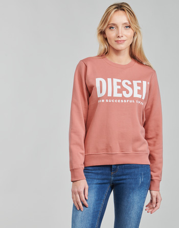 tekstylia Damskie Bluzy Diesel F-ANGS-ECOLOGO Różowy