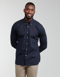 tekstylia Męskie Koszule z długim rękawem U.S Polo Assn. DIRK 51371 EH03 Marine