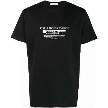 tekstylia Męskie T-shirty z krótkim rękawem Givenchy BM70SC3002 Czarny