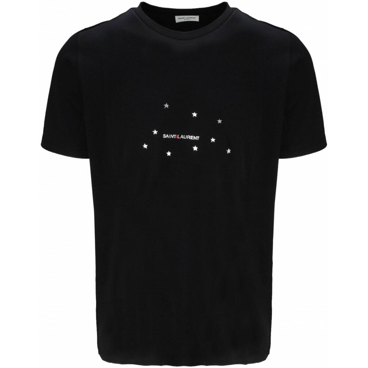 tekstylia Męskie T-shirty z krótkim rękawem Yves Saint Laurent BMK577087 Czarny