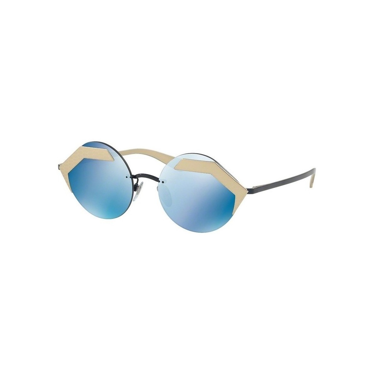 Zegarki & Biżuteria  Damskie okulary przeciwsłoneczne Bvlgari BV6089 202255 Niebieski