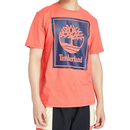 tekstylia Męskie T-shirty z krótkim rękawem Timberland 164213 Pomarańczowy