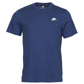 tekstylia Męskie T-shirty z krótkim rękawem Nike NIKE SPORTSWEAR CLUB Niebieski / Biały