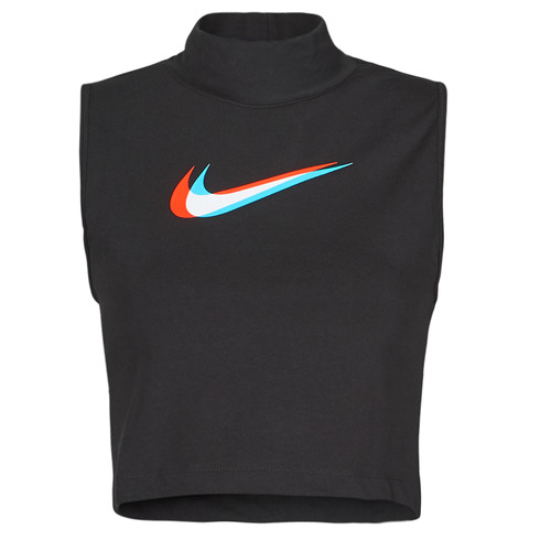 tekstylia Damskie Topy na ramiączkach / T-shirty bez rękawów Nike W NSW TANK MOCK PRNT Czarny