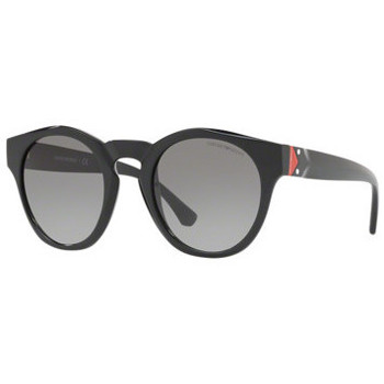 Zegarki & Biżuteria  Damskie okulary przeciwsłoneczne Emporio Armani EA4113F 501711 Czarny