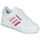 Buty Dziewczynka Trampki niskie adidas Originals CONTINENTAL 80 STRI J Biały / Różowy