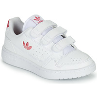 Buty Dziewczynka Trampki niskie adidas Originals NY 90  CF C Biały / Różowy