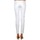 tekstylia Damskie Jeansy slim fit Calvin Klein Jeans JEAN BLANC BORDURE ARGENTEE Biały