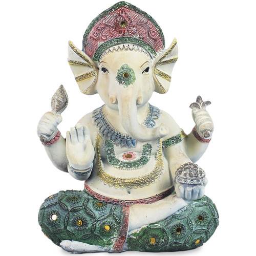 Dom Statuetki i figurki  Signes Grimalt Postać Ganesha Zielony