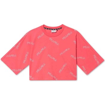 tekstylia Dziecko T-shirty i Koszulki polo Fila 683349 Różowy