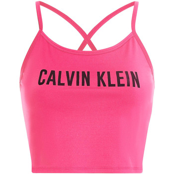 tekstylia Damskie Topy na ramiączkach / T-shirty bez rękawów Calvin Klein Jeans 00GWS1K163 Różowy