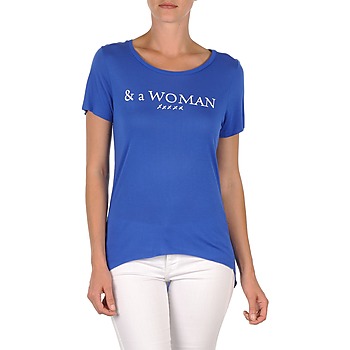 tekstylia Damskie T-shirty z krótkim rękawem School Rag TEMMY WOMAN Niebieski