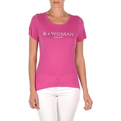 tekstylia Damskie T-shirty z krótkim rękawem School Rag TEMMY WOMAN Fioletowy