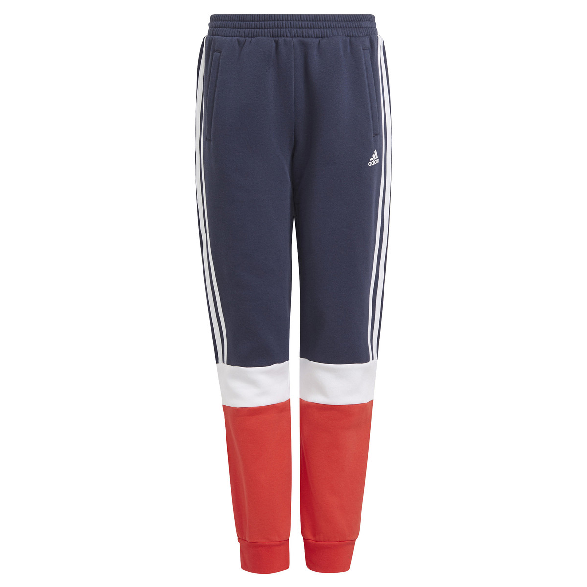 tekstylia Chłopiec Spodnie dresowe adidas Performance ALMANA Marine / Czerwony