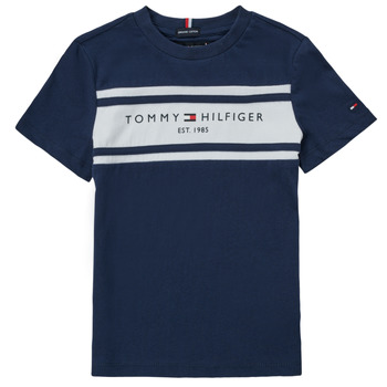 tekstylia Chłopiec T-shirty z krótkim rękawem Tommy Hilfiger DERREK Marine