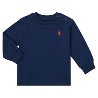 tekstylia Chłopiec T-shirty z długim rękawem Polo Ralph Lauren FADILA Marine