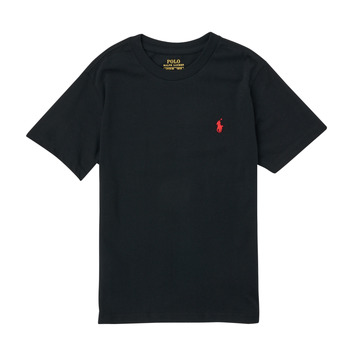 tekstylia Chłopiec T-shirty z krótkim rękawem Polo Ralph Lauren FANNY Czarny