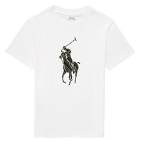 tekstylia Chłopiec T-shirty z krótkim rękawem Polo Ralph Lauren GUILIA Biały