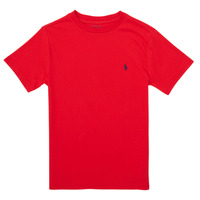 tekstylia Chłopiec T-shirty z krótkim rękawem Polo Ralph Lauren FOLLIA Czerwony