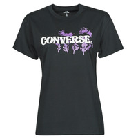 tekstylia Damskie T-shirty z krótkim rękawem Converse HYBRID FLOWER RELAXED TEE Czarny