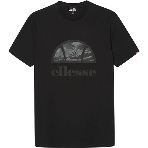 tekstylia Męskie T-shirty z krótkim rękawem Ellesse 166576 Czarny