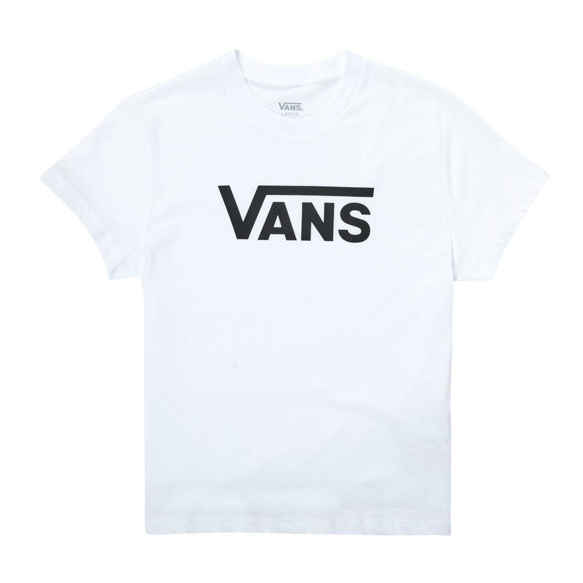 tekstylia Dziewczynka T-shirty z krótkim rękawem Vans FLYING V SS Biały