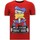 tekstylia Męskie T-shirty z krótkim rękawem Lf 107915405 Czerwony