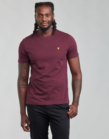tekstylia Męskie T-shirty z krótkim rękawem Lyle & Scott ROBINA Bordeaux