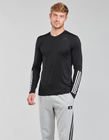 tekstylia Męskie T-shirty z długim rękawem adidas Performance TF LS FT 3S Czarny