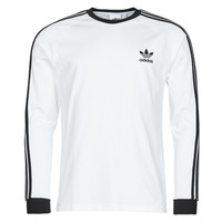 tekstylia T-shirty z długim rękawem adidas Originals 3-STRIPES LS T Biały