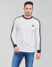 tekstylia Męskie T-shirty z długim rękawem adidas Originals 3-STRIPES LS T Biały