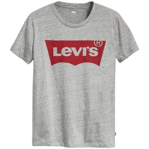 tekstylia Damskie T-shirty z krótkim rękawem Levi's The Perfect Tee Szary