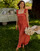 tekstylia Damskie Sukienki długie Céleste AURORE version courte Czerwony