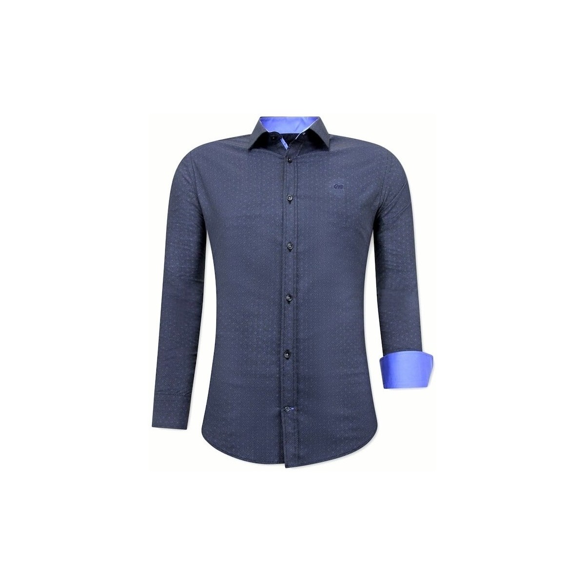 tekstylia Męskie Koszule z długim rękawem Tony Backer 120034545 Niebieski