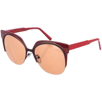 Zegarki & Biżuteria  Damskie okulary przeciwsłoneczne Marni ME101S-616 Czerwony