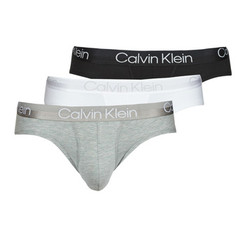 Bielizna Męskie Slipy Calvin Klein Jeans HIP BRIEF Czarny / Szary / Biały