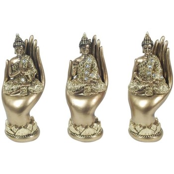 Dom Statuetki i figurki  Signes Grimalt Budda Na Ręce 3 Różn. Złoty