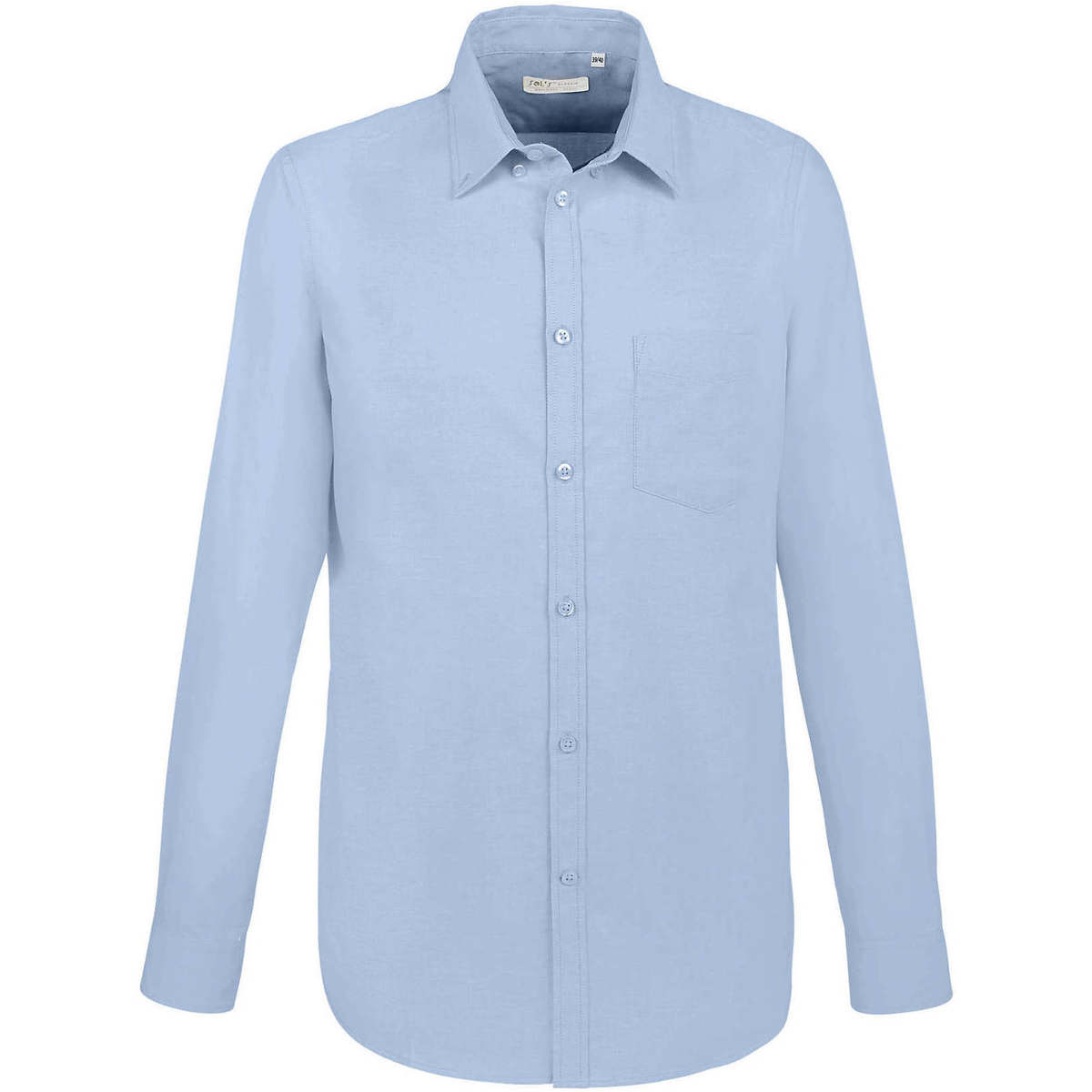 tekstylia Męskie Koszule z długim rękawem Sols BOSTON FIT Azul Niebieski