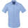 tekstylia Męskie Koszule z długim rękawem Sols BRISTOL FIT Azul Medio Niebieski