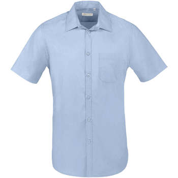 tekstylia Męskie Koszule z krótkim rękawem Sols BRISTOL FIT Azul Cielo Niebieski