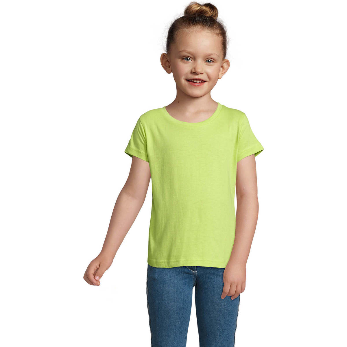 tekstylia Dziecko T-shirty z krótkim rękawem Sols CHERRY Verde Manzana Zielony
