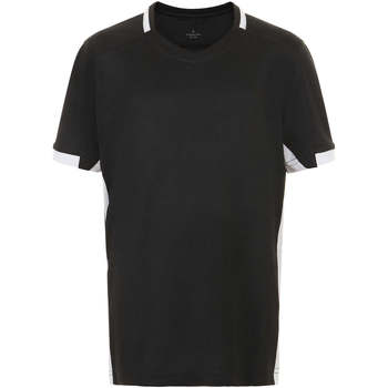 tekstylia Dziecko T-shirty z krótkim rękawem Sols CLASSICOKIDS Negro Blanco Czarny